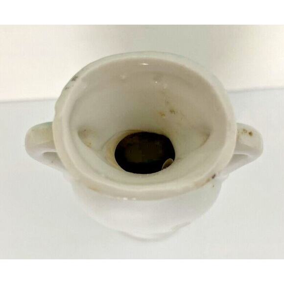 Vintage Japanese Miniature Double Handled Ceramic Vase SKU U14 - Picture 4 of 5